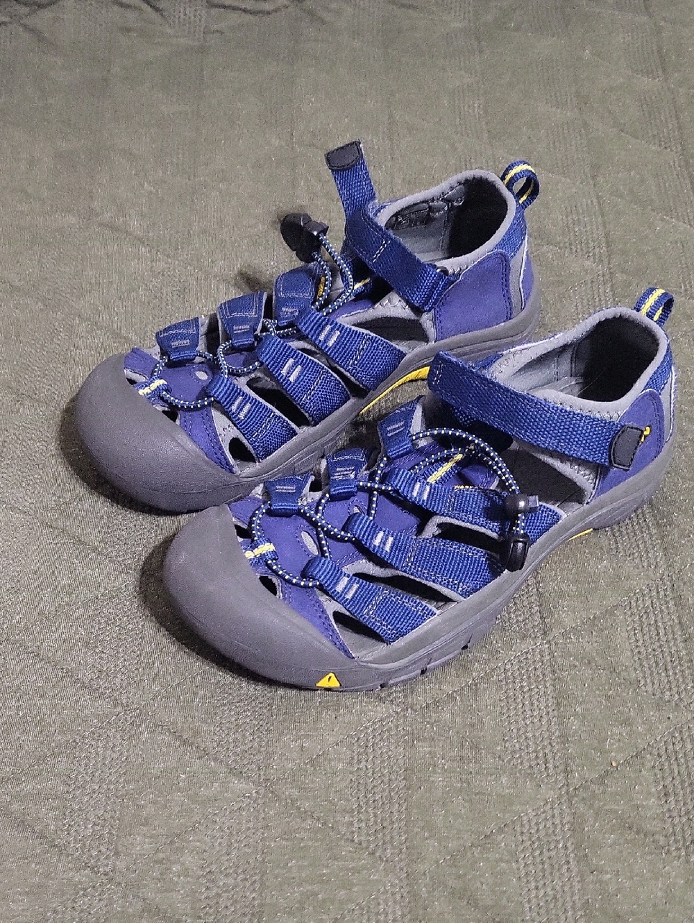 Kids Keen Blue Outdoor Sandals Hiking